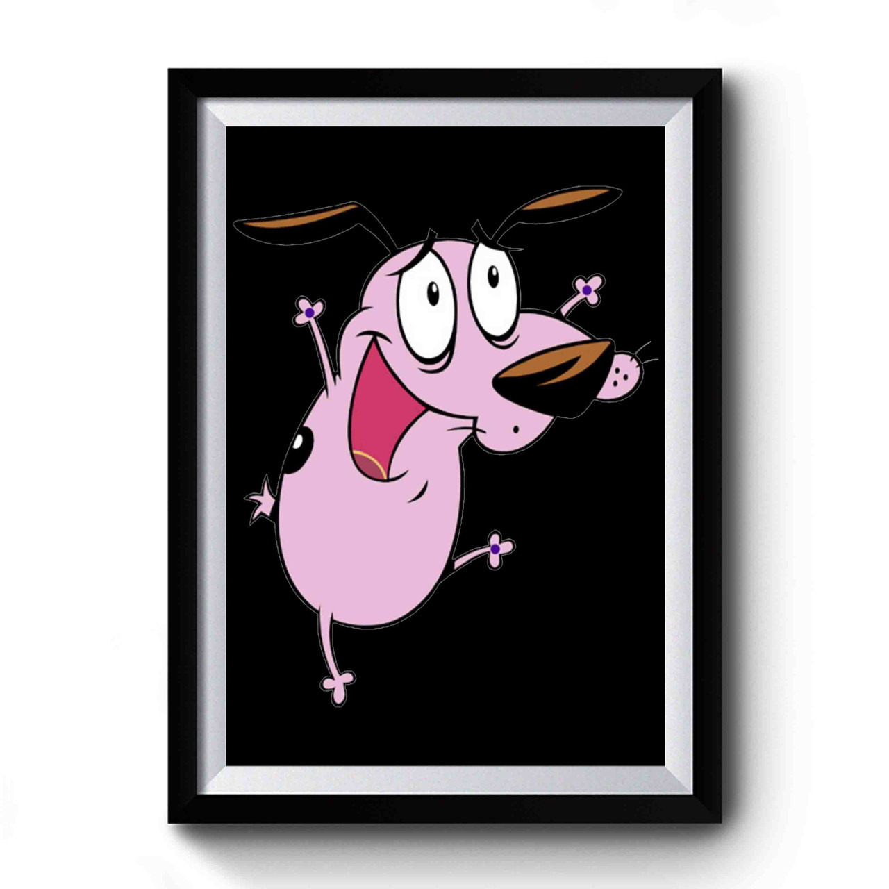 Courage The Cowardly Dog Happy Premium Poster